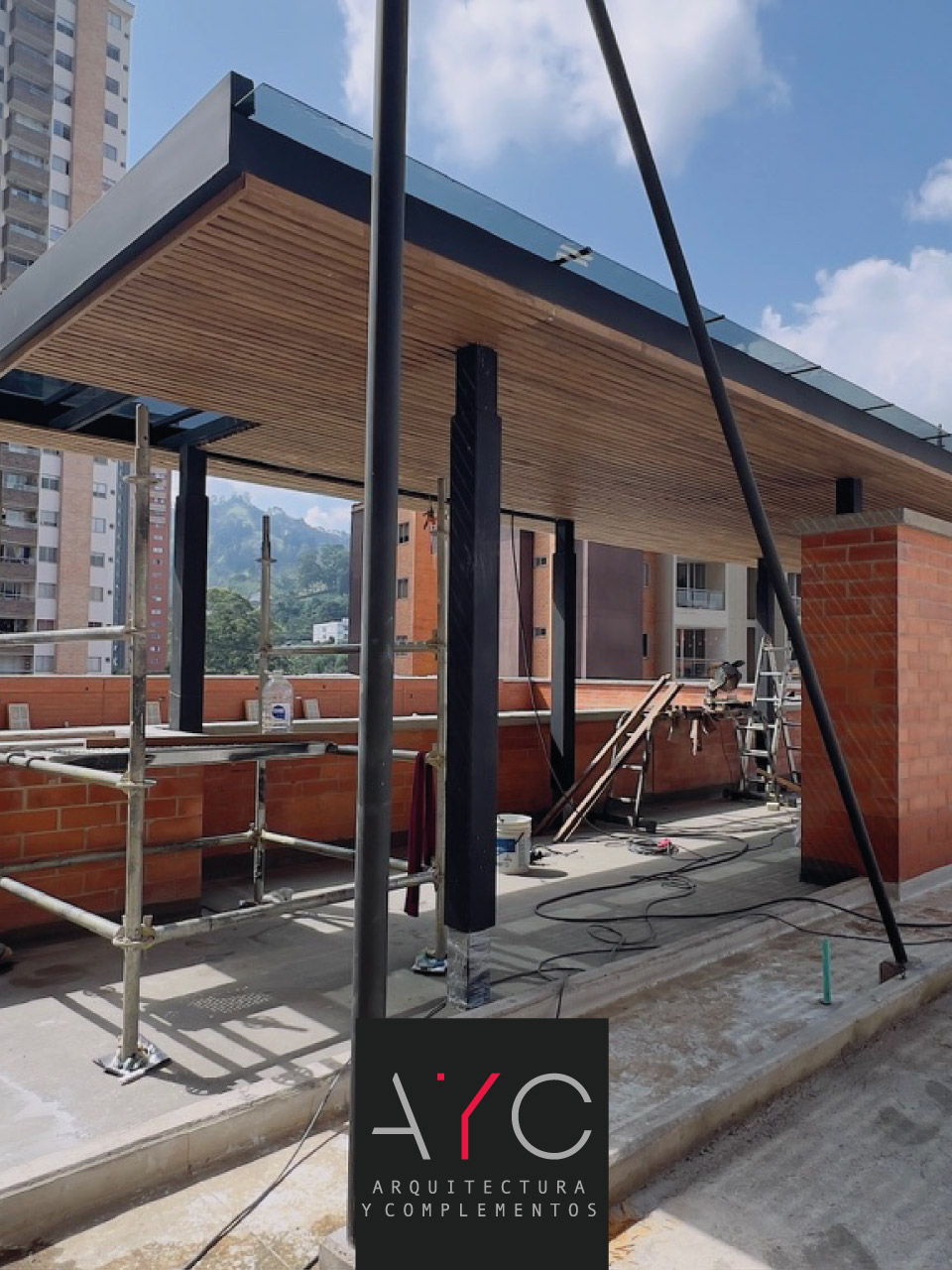 Adaptabilidad de pérgolas en estructura metálica para proyectos residenciales y campestres